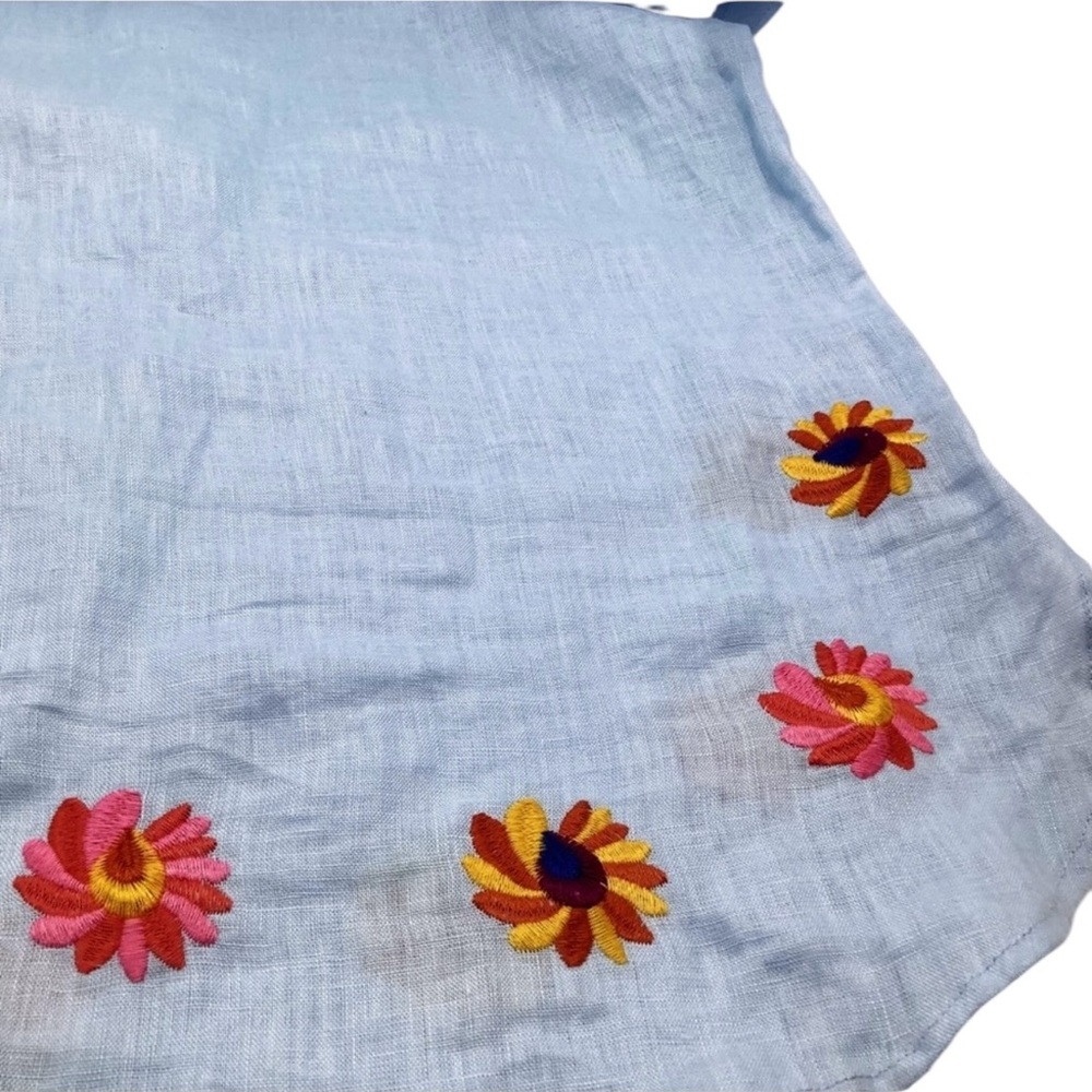 🆕{Philosophy} Embroidered Linen Dress - Picture 13 of 14